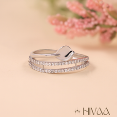 Graceful Dual Ring With Elegant Charm