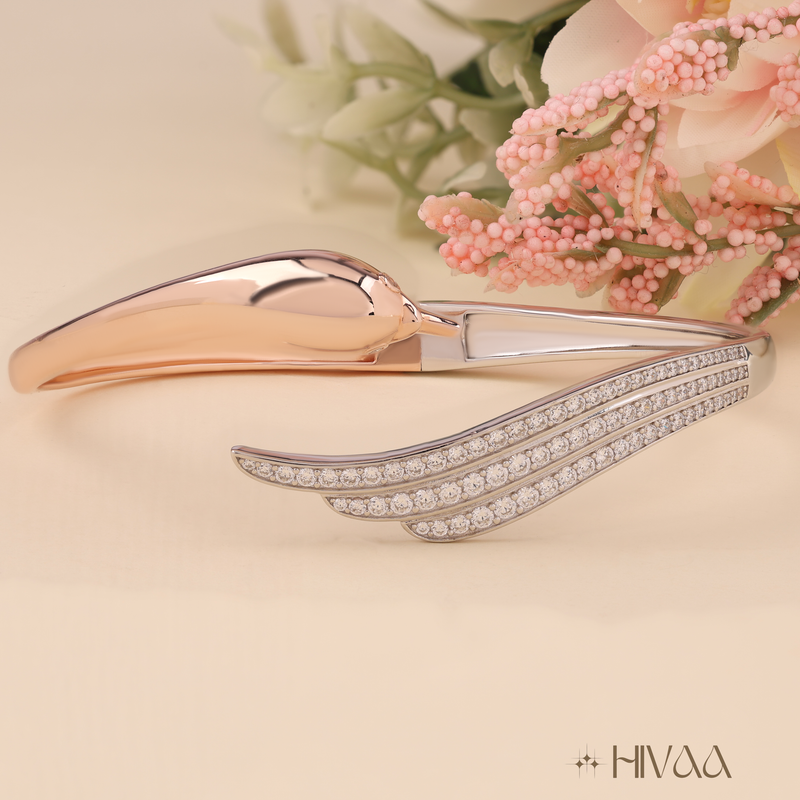 Majestic Winged Serpent Bracelet Elegance