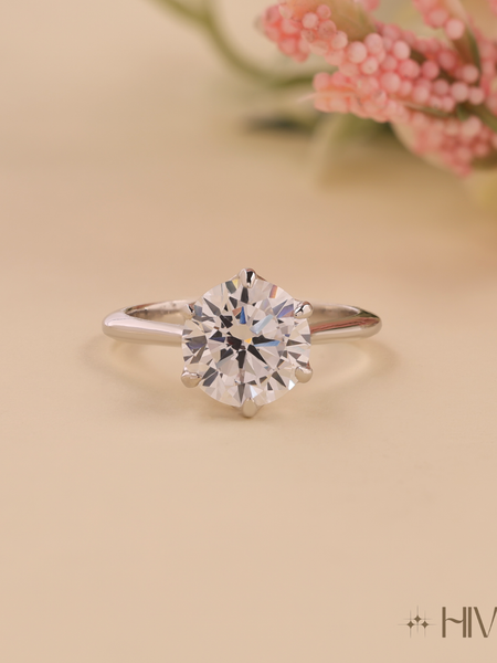 Endless Grace Solitaire Ring For Woman