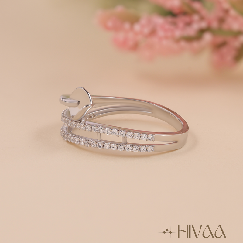 Graceful Dual Ring With Elegant Charm