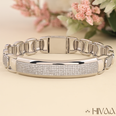 The Ultimate Sparkle Statement Silver Bracelet Design