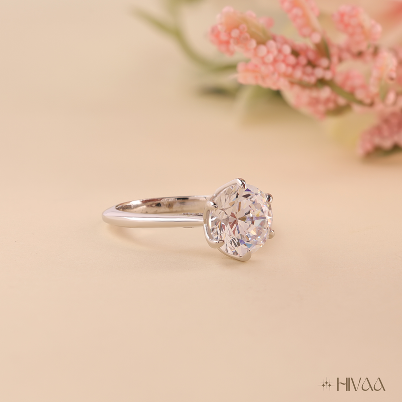 Endless Grace Solitaire Ring For Woman