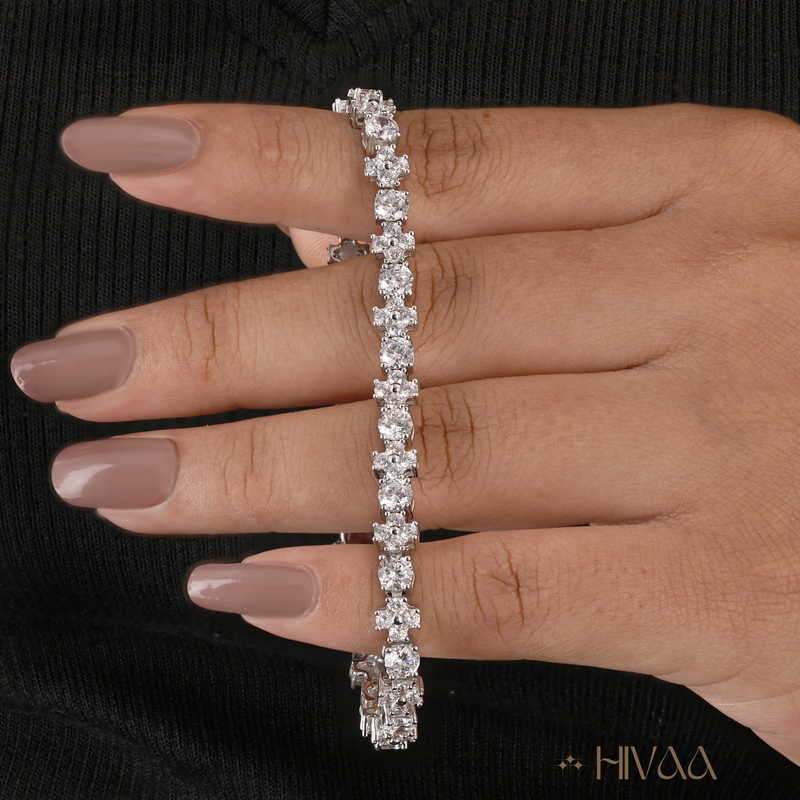 Sparkling Classic Diamond Tennis Bracelet
