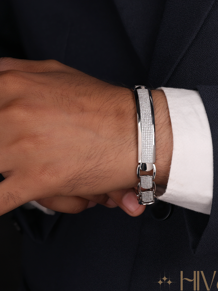 The Ultimate Sparkle Statement Silver Bracelet Design