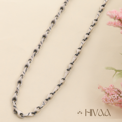 Luxury Men’s Chain – Polished Silver Finish